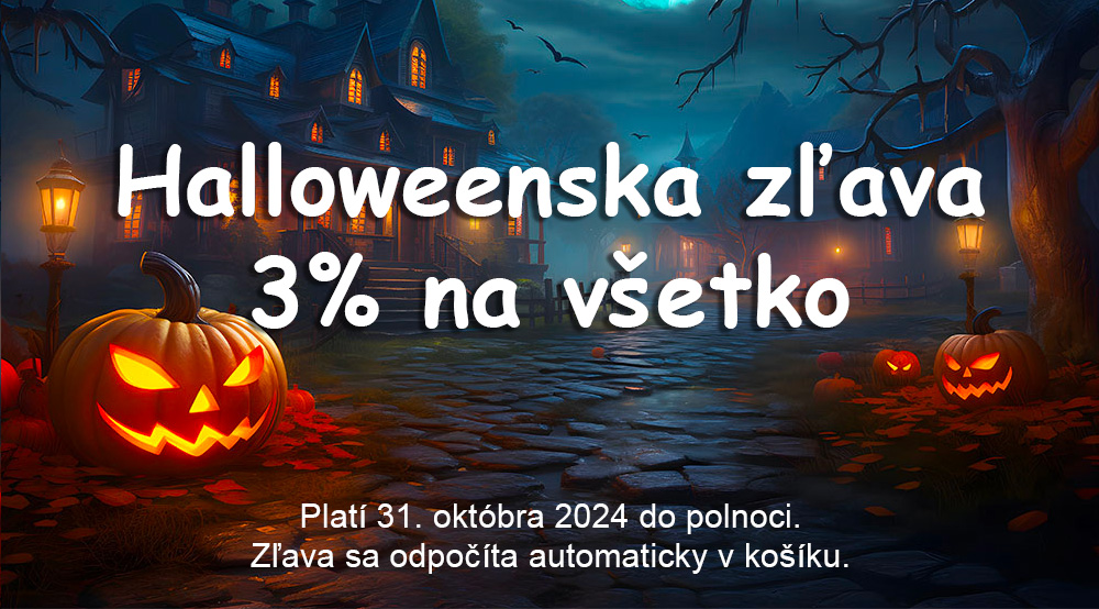 Halloweenska zľava 3%