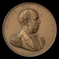 K.K. Admirál Wilhelm von Tegetthoff - Na víťazstvo Helgoland 1864 a Lissa 1866 - AE medaila HMA