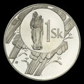 Beginning of coinage of the Slovak Republic - silver medal - D. Zobek