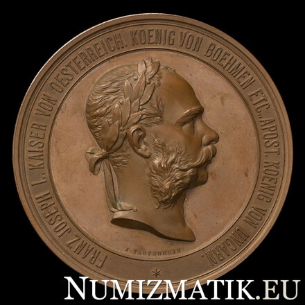 František Jozef I. - Svetová výstava vo Viedni 1873 - AE medaila