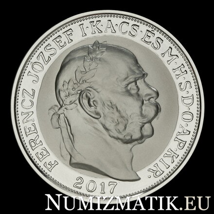 František Jozef I. - 100 koruna 2017 strieborná medaila