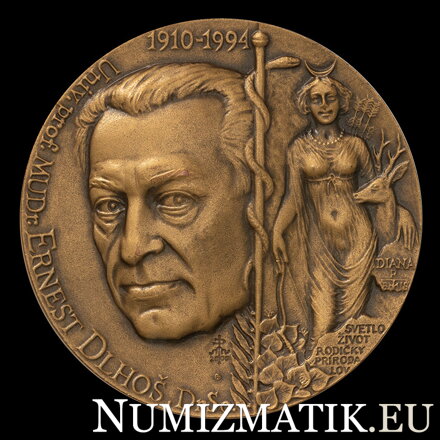 University Professor MUDr. Ernest Dlhoš, DrSc. - AE Medal - M. Polonský