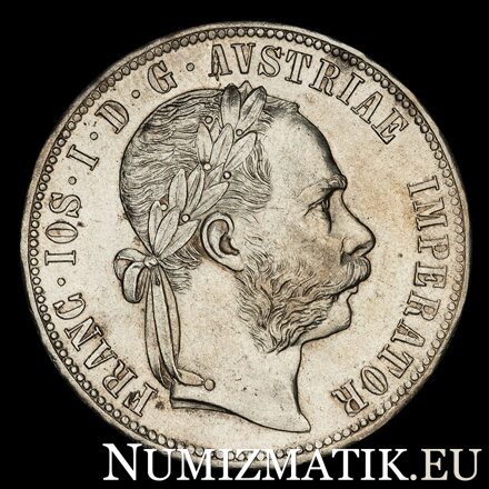 František Jozef I. - 1 Florin 1877 bz