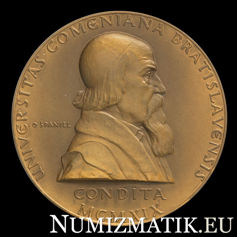 Comenius University in Bratislava, bronze medal O. Španiel