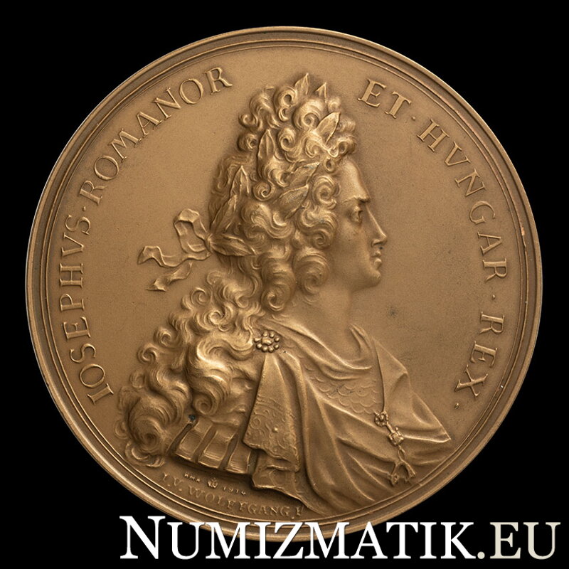 Joseph I. - For the construction of Schönbrunn Palace - AE medal 1700/1914 HMA