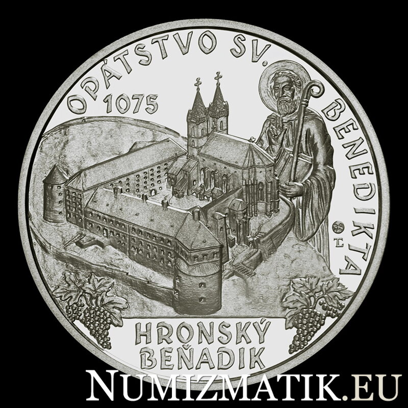 10 EURO/2025 - Benediktínske opátstvo v Hronskom Beňadiku - 950. výročie založenia - BK